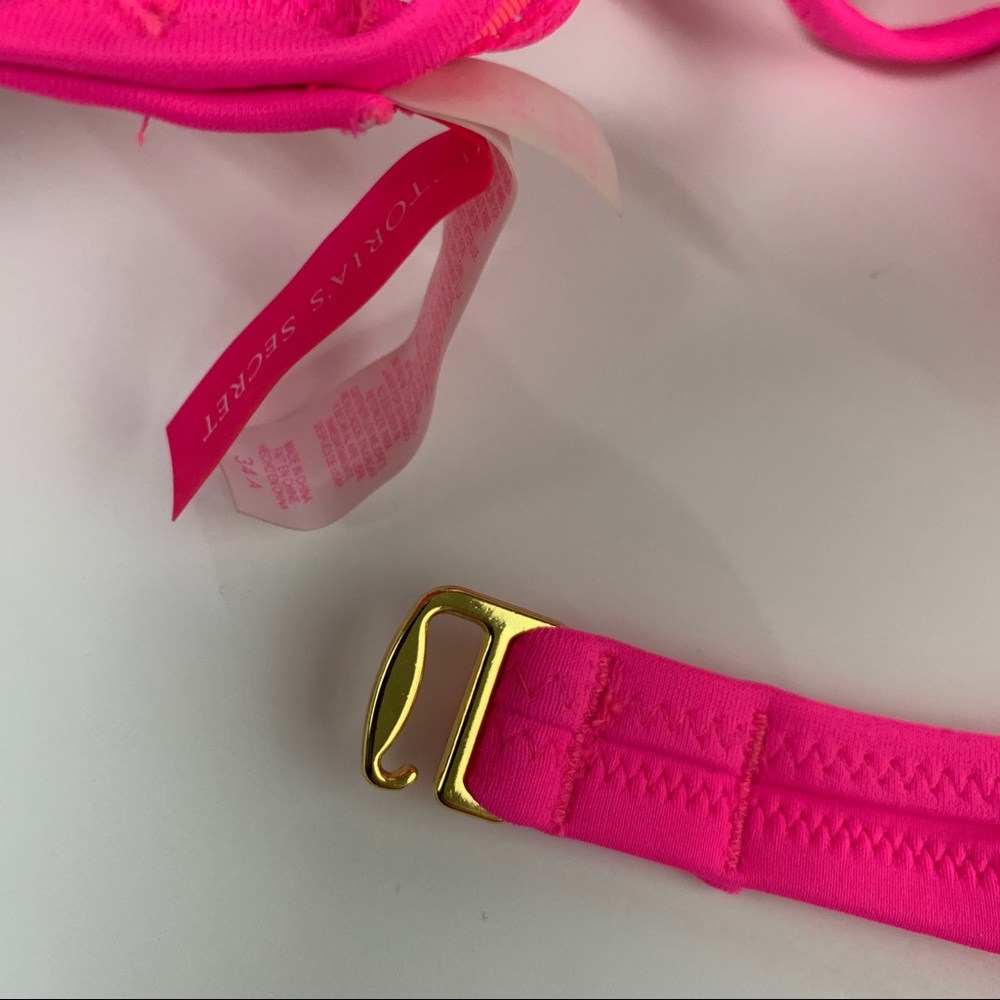 Victorias Secret Bikini Top 34A High Tie Halter - Picture 3 of 10